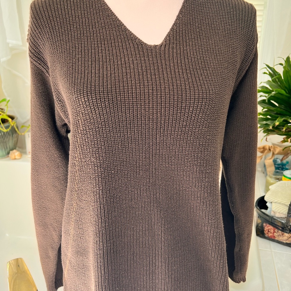 Gorgeous Brown Tunic Sweater